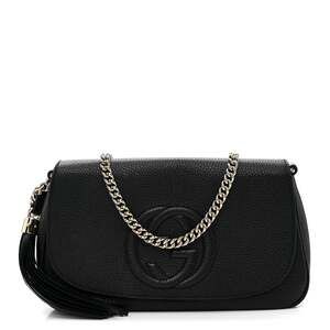 Gucci Pebbled Calfskin Medium Soho Flap #259068G99B